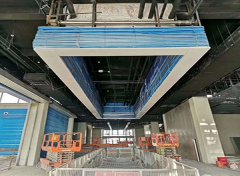  無機(jī)雙軌折疊防火卷簾門